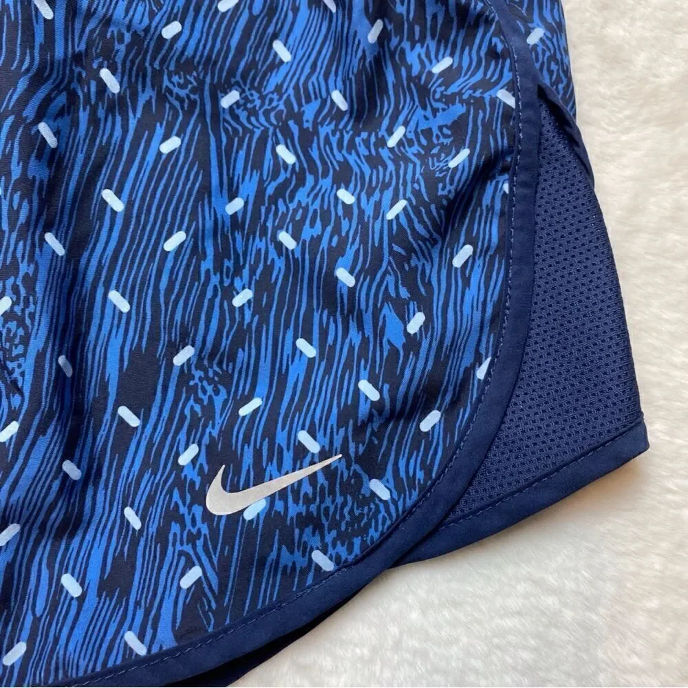 Nike Dri-Fit Blue Tone Running Shorts Size Large